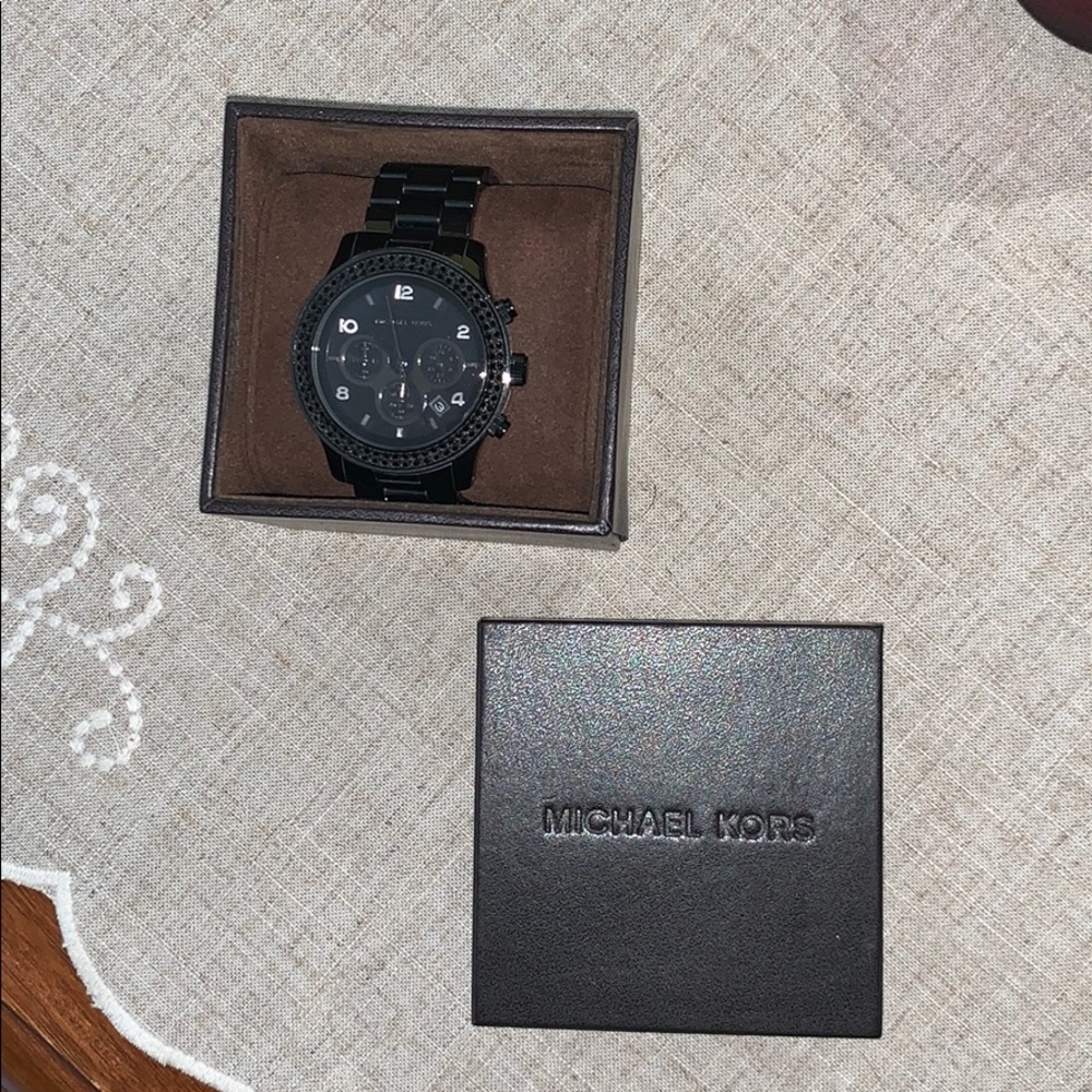Black Michael Kors watch
